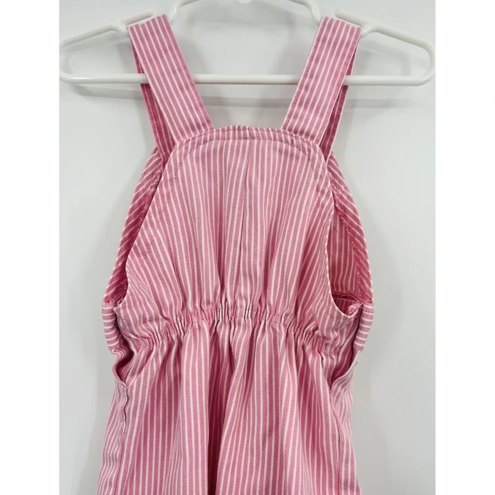 Vintage Healthtex‎ Pink Pinstripe Overalls Size 24 Months USA Made